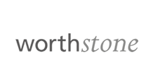Worthstone, financial logos design by CreativeAdviser