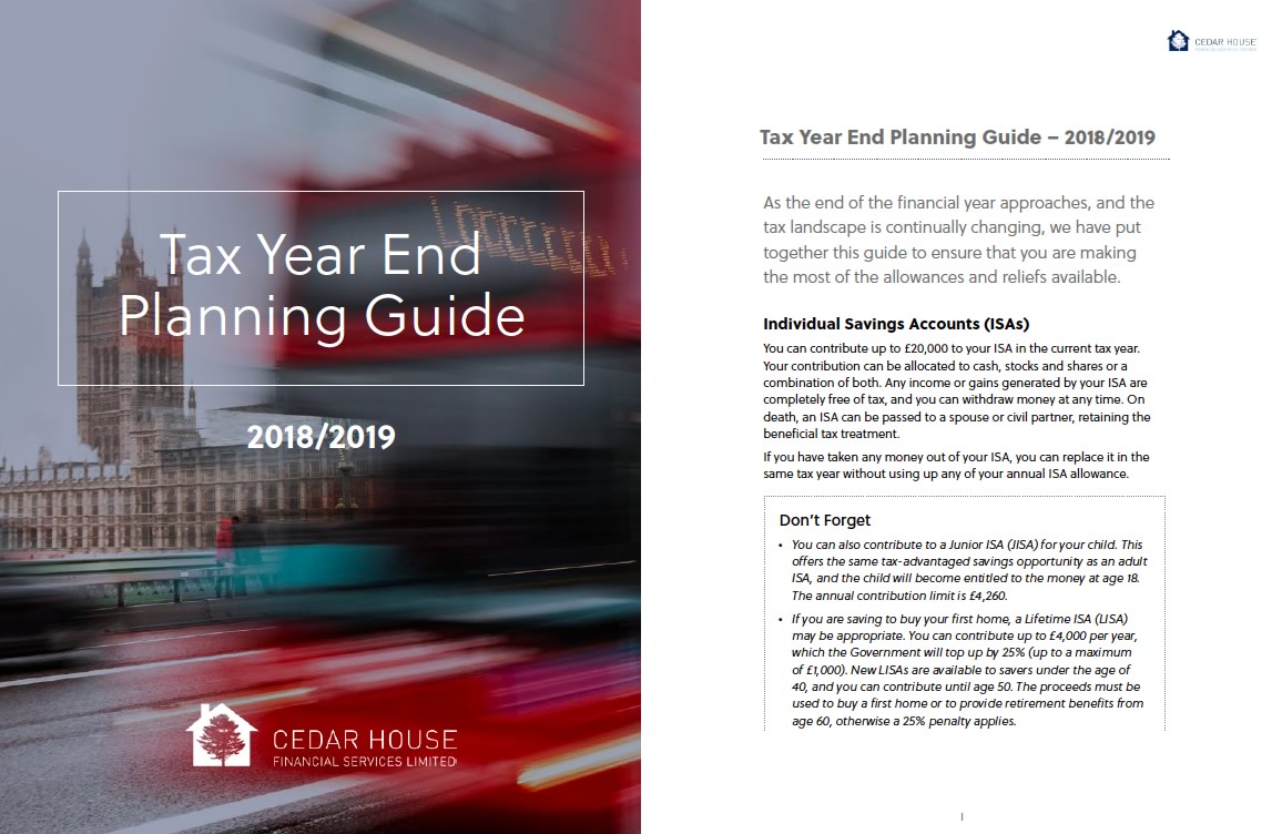 Tax Year End Planning Guide