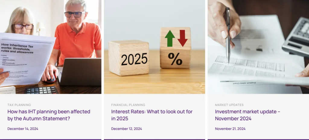 Financial planning blogs